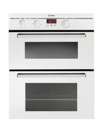 Indesit Fimu23Whs Built-Under Double Electric Oven - White Indesit Fimu23Whs Built-Under Double Electric Oven - White
